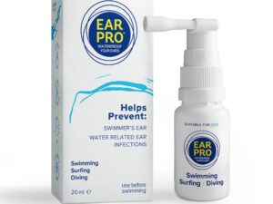 Ear Pro Water-Repellant Ear Spray - for Swimming, Diving, Surfing - Image 1