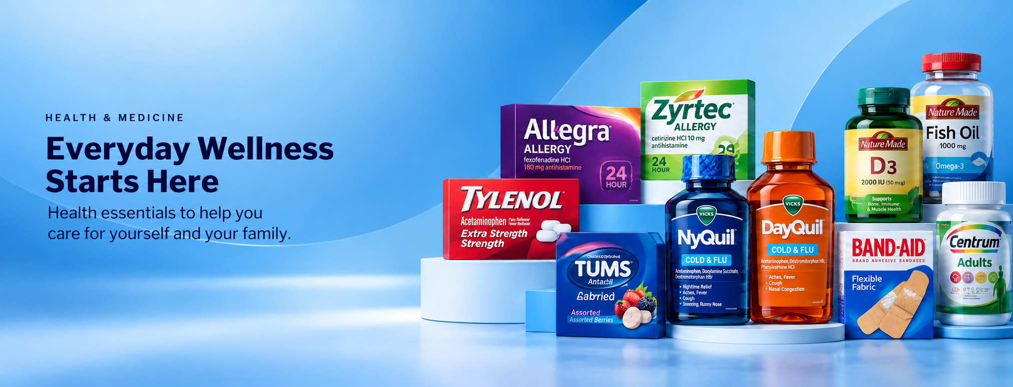 Everyday Wellness Health Essentials Banner