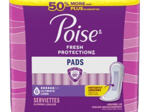 Poise? Fresh Protection Pads for Light Bladder Leaks, Ultimate Long - Image 1