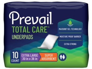 Prevail? Total Care? Super Absorbent Polymer Underpad, 30 x 36 Inch - Image 1