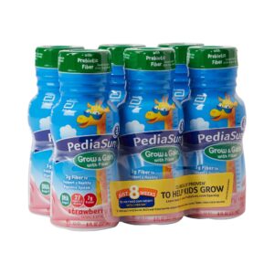 PediaSure® Grow & Gain with Fiber Strawberry Pediatric Oral Supplement, 8 oz. Bottle - Image 6