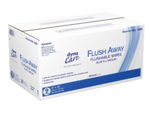 Dynarex Flush Away Personal Wipes, Adult, Tub, Aloe/Lanolin Scented - Image 2