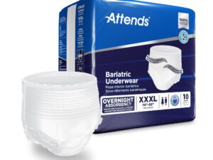 Attends? Bariatric Ultimate Absorbent Underwear, 3X-Large - Image 1