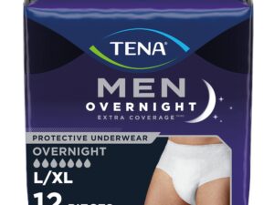 Tena? Men Overnight Extra Coverage Protective Underwear, Heavy Absorbency, L/X-L - Image 3