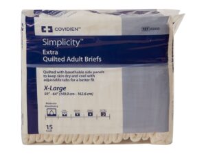 Simplicity Unisex Adult Incontinence Briefs, Moderate Absorbency, Extra Large - Image 2