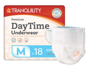 Tranquility Premium DayTime Disposable Absorbent Underwear, Medium - Image 1