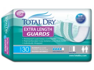 TotalDry? Maximum Absorbency Bladder Control Pad, 12-Inch Length - Image 1