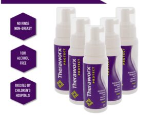 Theraworx? Rinse-Free Foaming Body Wash 8 oz. - Image 3