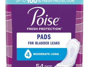 Poise? Bladder Control Pads, Adult Women, Moderate Absorbency, 12.2 Inches - Image 1