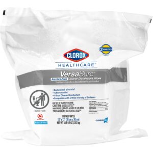 Clorox Healthcare? VersaSure? Cleaner Disinfectant Wipes, Refill Pouch - Image 3