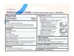 Foster & Thrive? Terbinafine HCl Antifungal Cream - Image 3
