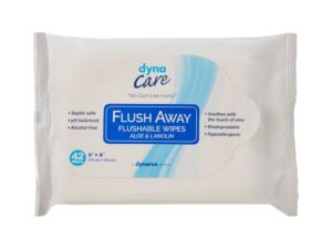 dynarex? Scented Flushable Wipes, Soft Pack - Image 1