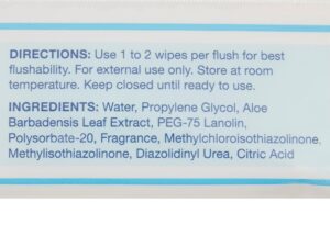 Dynarex Flush Away Personal Wipes, Adult, Soft Pack, Aloe/Lanolin - Image 3