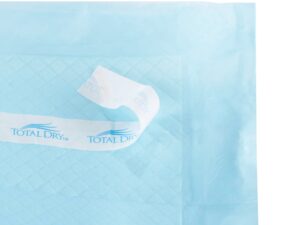 TotalDry? Incontinence Underpads, Heavy Absorbency, Blue, 30 x 36 Inch - Image 2
