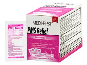 Medi-First PMS Relief Acetaminophen / Pamabrom / Pyrilamine maleate Pain Relief - Image 1