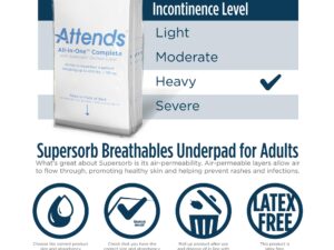 Attends? Supersorb Advanced Premium Underpad, 30 x 36 Inches - Image 5