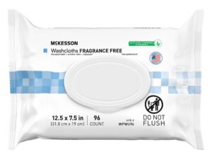 McKesson Fragrance Free Personal Cleansing Wipe, Nonflushable - Image 1