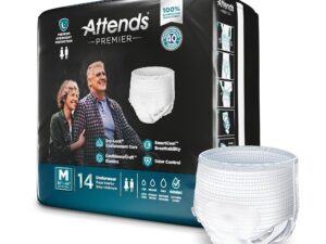 Attends? Premier Underwear, Heavy Absorbency, Medium, 34 to 44 Inch Waist/Hip - Image 2