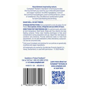 Compleat® Pediatric Standard Plant-Based 1.0 Cal Tube Feed Formula, Vanilla - Image 4
