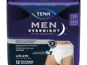 Tena? Men Overnight Extra Coverage Protective Underwear, Heavy Absorbency, L/X-L - Image 2