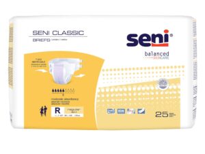 Seni Classic Incontinence Briefs for Men and Women, Moderate Absorbency, Regular - Image 2