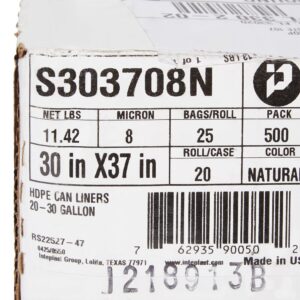 McKesson Light Duty Trash Bag, Clear, 30-gallon Capacity - Image 3