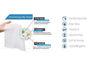Abena? Scented Pre-Moistened Cleansing Wipes, Soft Pack - Image 3