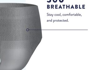 Prevail? Per-Fit? Men Adult Moderate Absorbent Underwear, Large, White - Image 4