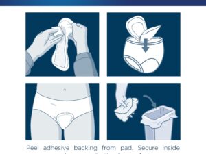 Attends? Discreet Liners Bladder Control Pad, 6-Inch Length - Image 5