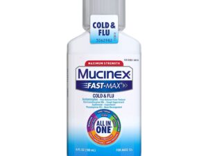 Mucinex? Fast-Max? Cold & Flu Cold and Cough Relief, 6-ounce Bottle - Image 1