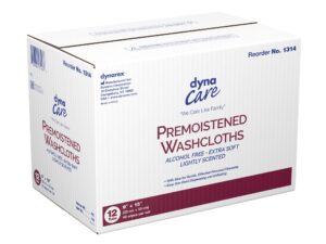Dynarex Personal Cleansing Wipes, Aloe/Lanolin Scented, Tub - Image 2