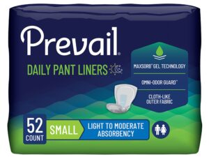 Prevail? Daily Pant Liners Light/Moderate Bladder Control Pad, 12.5-Inch Length - Image 1