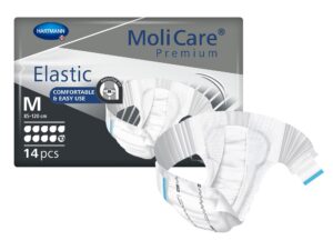 MoliCare? Premium Elastic 10 Drop Absorbency Incontinence Briefs, Medium - Image 1