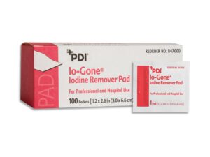 Io-Gone Iodine Removal Wipe, 3 x 6.6 centimeters - Image 1