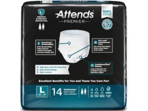 Attends? Premier Underwear, Heavy Absorbency, Large, 44 to 58 Inch Waist/Hip - Image 4