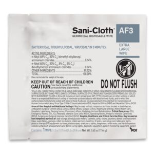 Sani-Cloth? AF3 Germicidal Extra Large Disinfectant Wipes, 11.5 x 11.75 Inch - Image 3