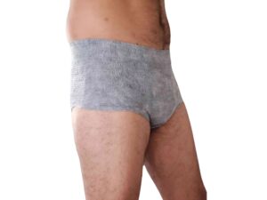 Nexwear Men's Pull-On Absorbent Underwear, Small/Medium, Gray - Image 7