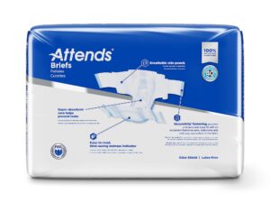 Attends? Extra Heavy Absorbency Briefs, Large - Image 4