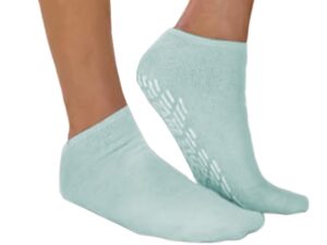 Care-Steps? Single Tread Slipper Socks, 2X-Large, Light Green - Image 1