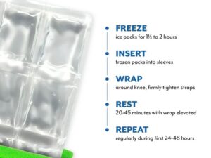Polar Ice? Cold Pack with Wrap for Knee, Standard Size - Image 5