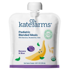 Kate Farms® Pediatric Blended Meals with Bananas, Blueberries and Oats, 8.45-oz. - Image 1