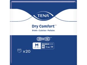 Tena? Dry Comfort? Briefs with Curvdefence?, Medium, 32 ? 44 Inch, Five Drops - Image 1
