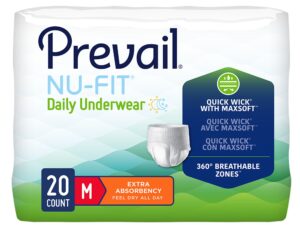 Prevail? Nu-Fit? Absorbent Underwear, Heavy Absorbency, Medium - Image 1