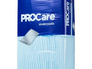 ProCare Incontinence Underpads, Moisture-Proof, Light Absorbency, Blue, 21 x 36" - Image 1