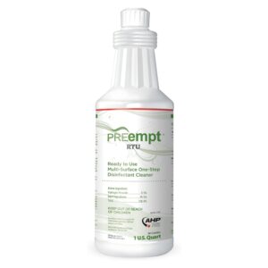 PREempt? RTU Surface Disinfectant Cleaner, 1 Quart Bottle - Image 1